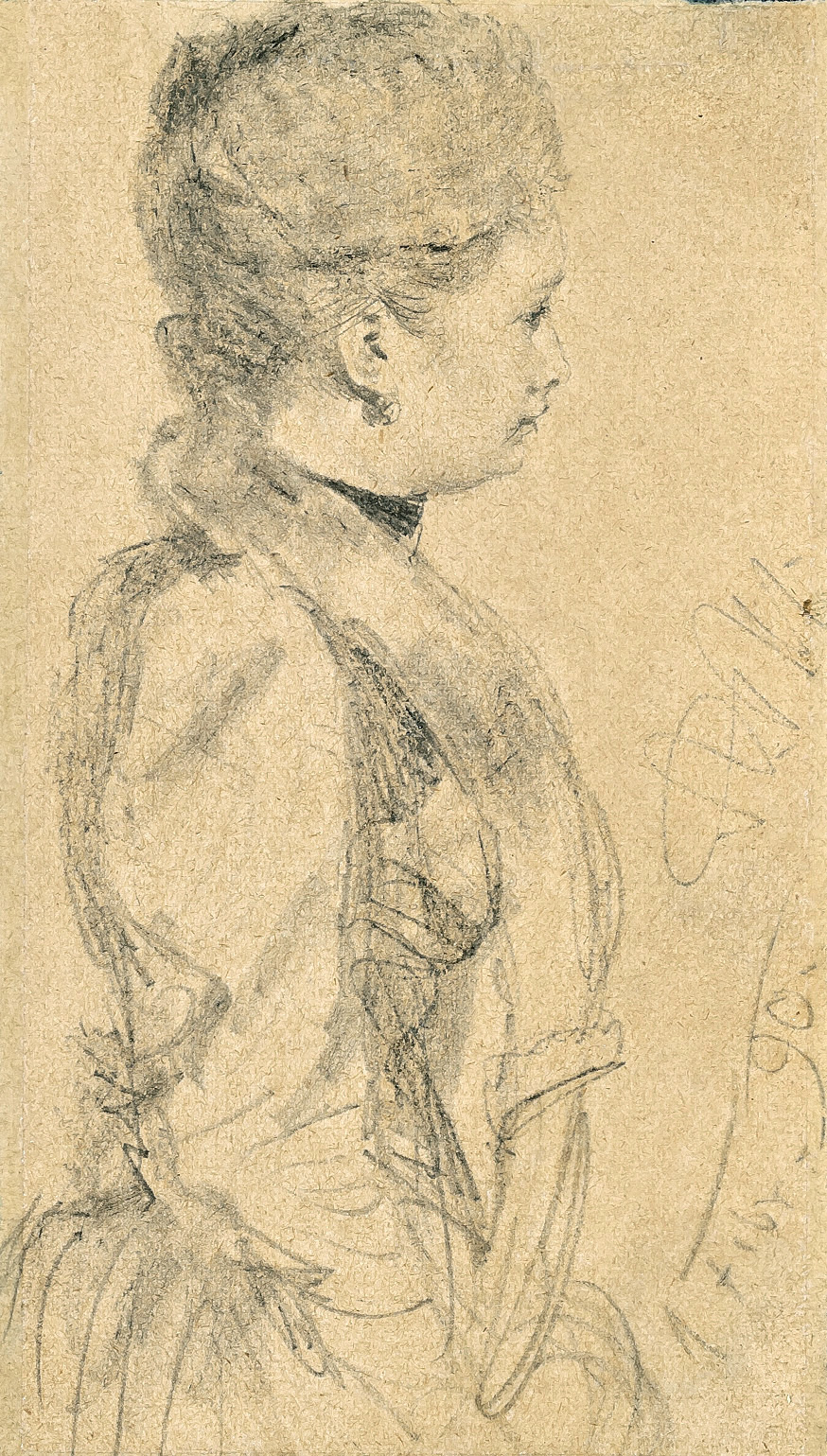 Study of a Young Woman (Portrait of Clara Strauss)